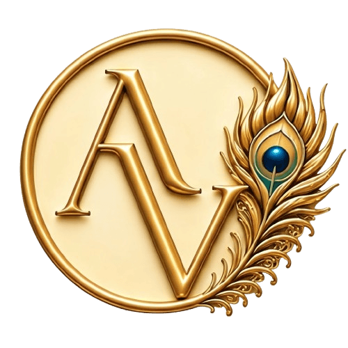 Ansh and Vanshika wedding monogram